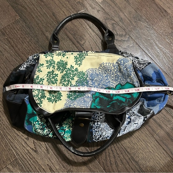 Desigual Blue and Green Shoulder Bag - Picture 7 of 9